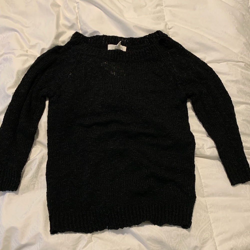 NEW Black Textured  Forever 21 Sweater
